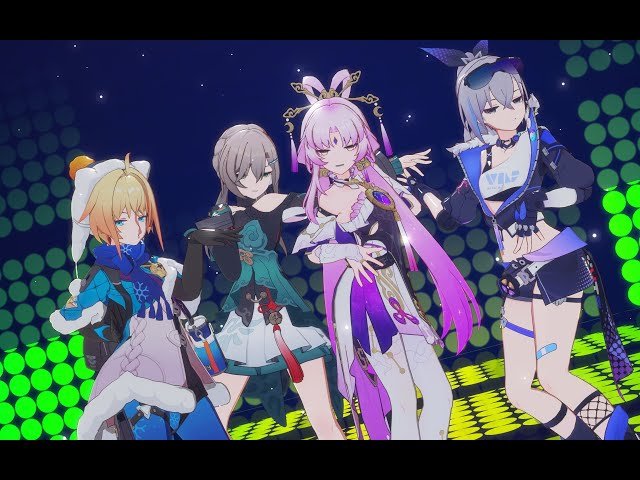 Carátula de Fu Xuan × Silver Wolf × Qingque × Lynx — Lovesick Girls